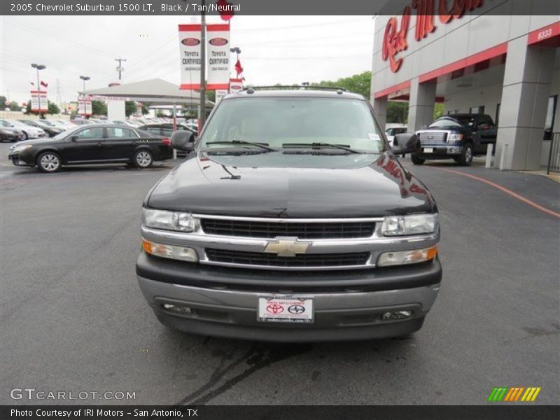 Black / Tan/Neutral 2005 Chevrolet Suburban 1500 LT