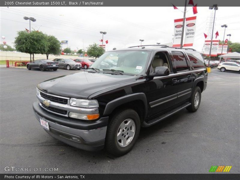 Black / Tan/Neutral 2005 Chevrolet Suburban 1500 LT