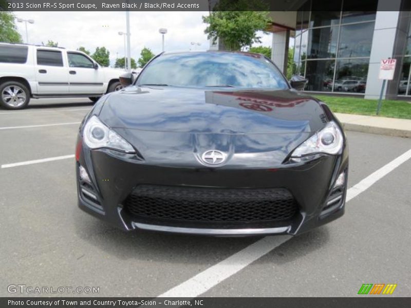 Raven Black / Black/Red Accents 2013 Scion FR-S Sport Coupe