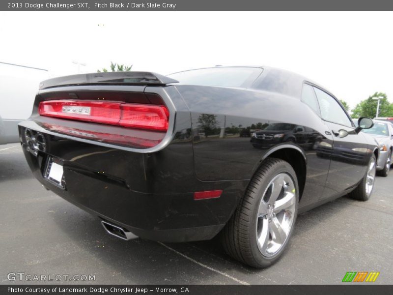 Pitch Black / Dark Slate Gray 2013 Dodge Challenger SXT