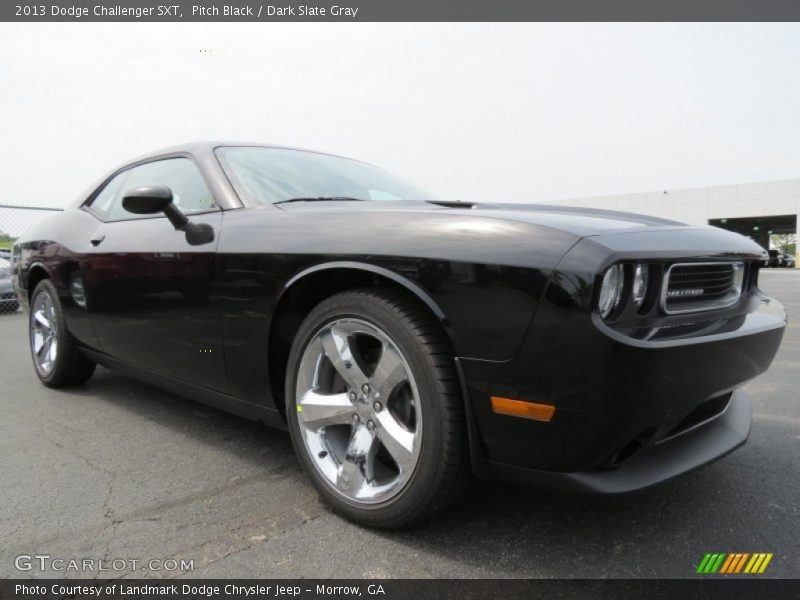 Pitch Black / Dark Slate Gray 2013 Dodge Challenger SXT