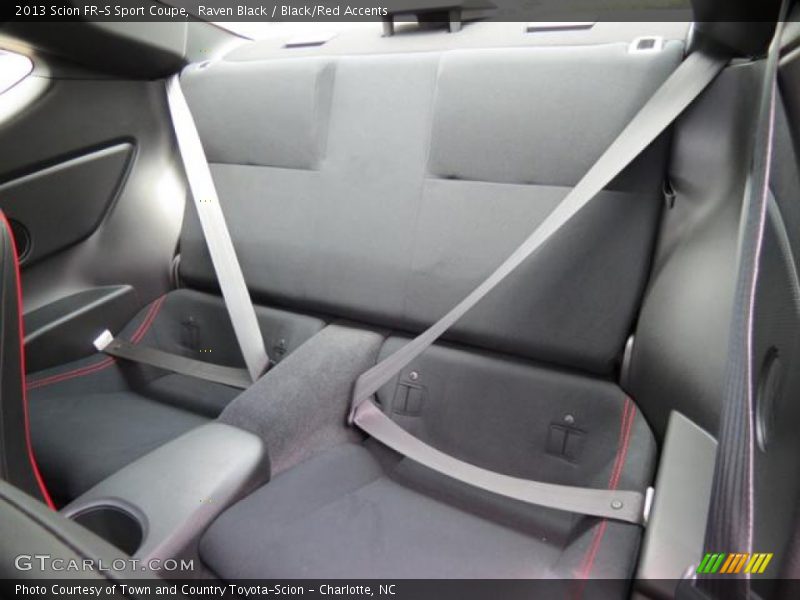 Rear Seat of 2013 FR-S Sport Coupe