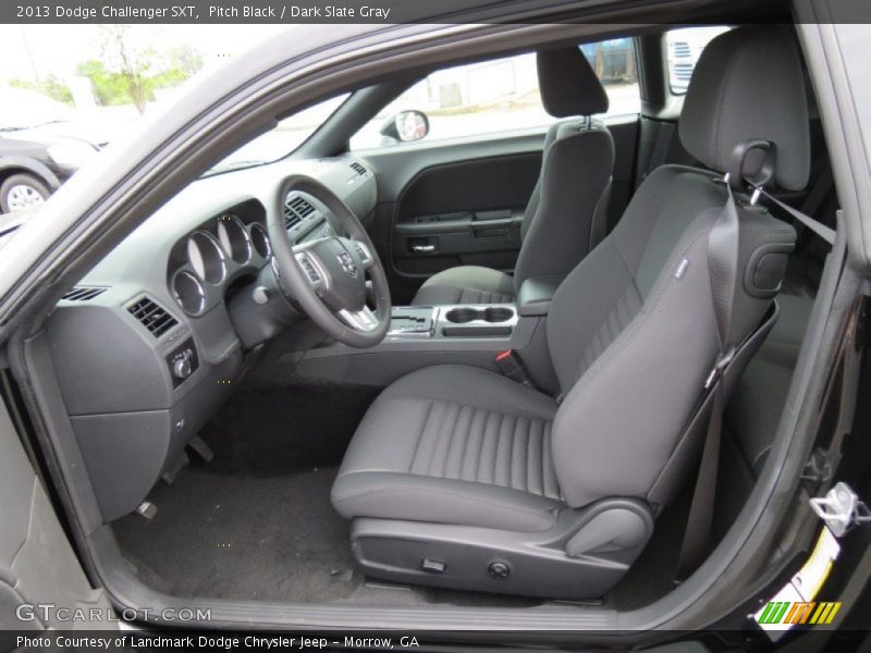 Pitch Black / Dark Slate Gray 2013 Dodge Challenger SXT