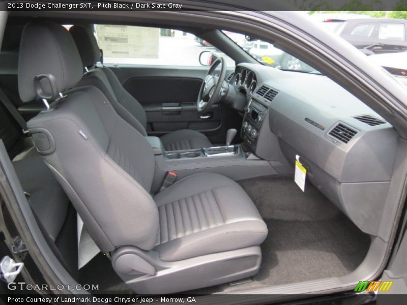 Pitch Black / Dark Slate Gray 2013 Dodge Challenger SXT