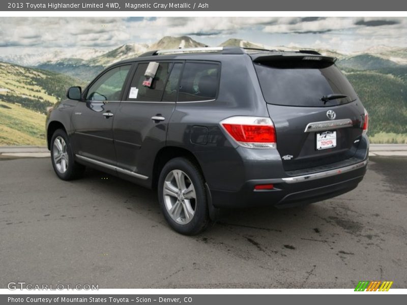 Magnetic Gray Metallic / Ash 2013 Toyota Highlander Limited 4WD
