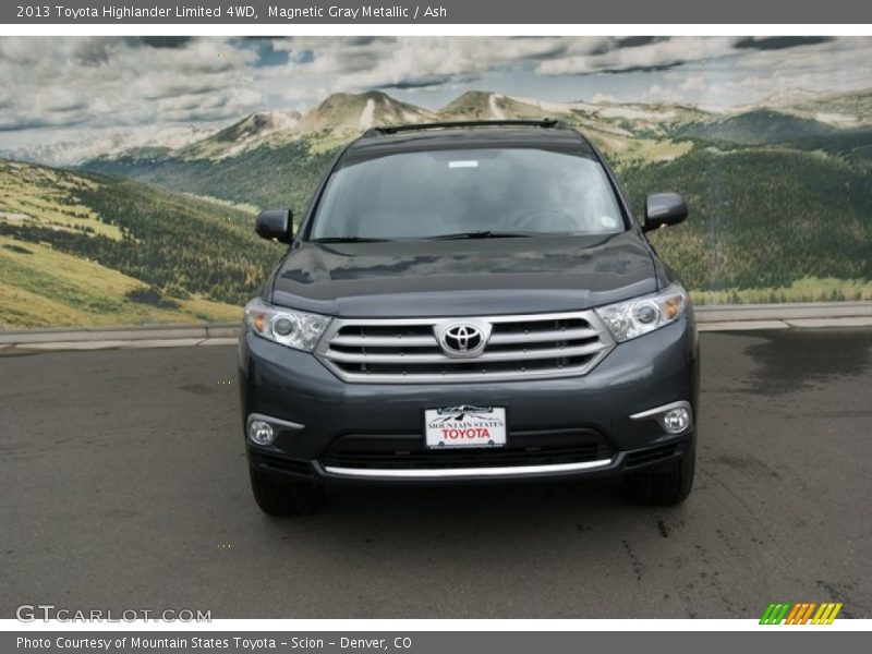 Magnetic Gray Metallic / Ash 2013 Toyota Highlander Limited 4WD