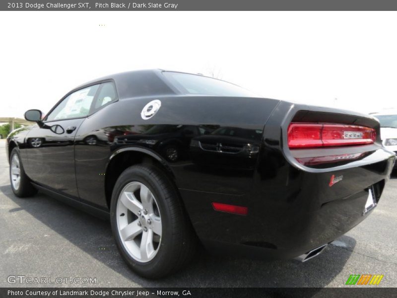 Pitch Black / Dark Slate Gray 2013 Dodge Challenger SXT
