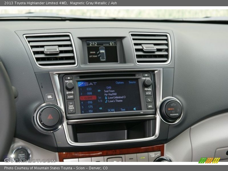 Magnetic Gray Metallic / Ash 2013 Toyota Highlander Limited 4WD