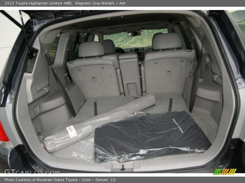 Magnetic Gray Metallic / Ash 2013 Toyota Highlander Limited 4WD