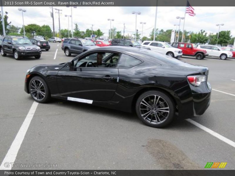 Raven Black / Black/Red Accents 2013 Scion FR-S Sport Coupe