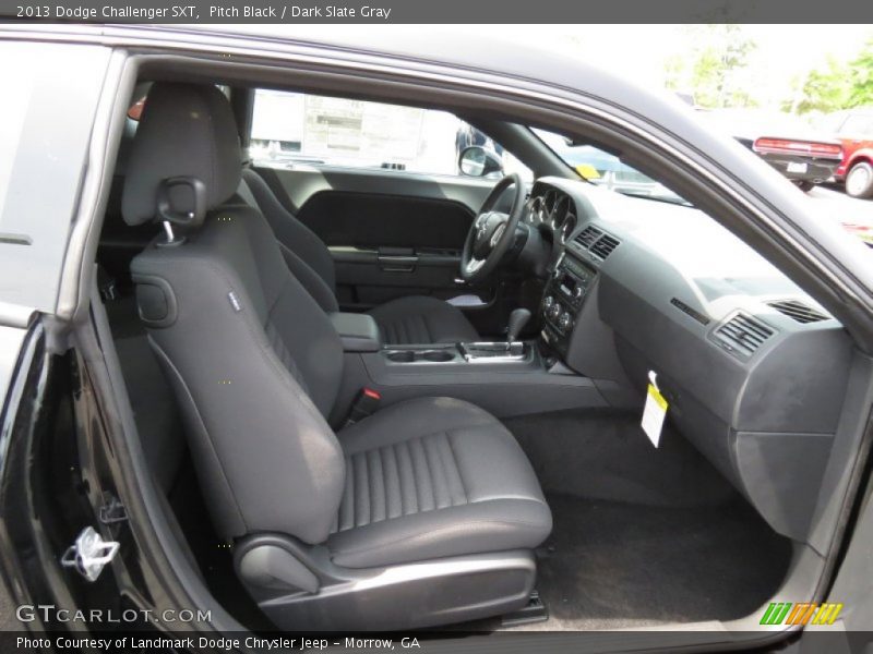 Pitch Black / Dark Slate Gray 2013 Dodge Challenger SXT