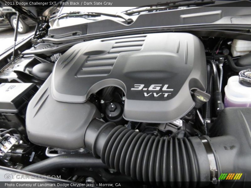 Pitch Black / Dark Slate Gray 2013 Dodge Challenger SXT