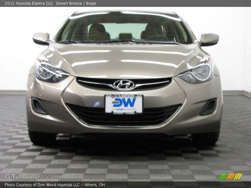 Desert Bronze / Beige 2012 Hyundai Elantra GLS