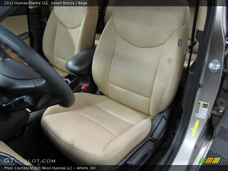 Desert Bronze / Beige 2012 Hyundai Elantra GLS