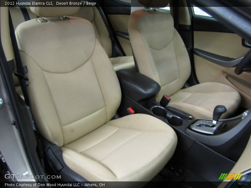 Desert Bronze / Beige 2012 Hyundai Elantra GLS