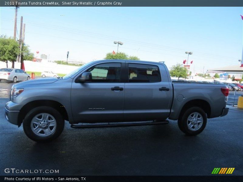 Silver Sky Metallic / Graphite Gray 2011 Toyota Tundra CrewMax