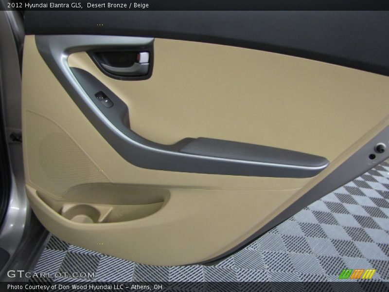 Desert Bronze / Beige 2012 Hyundai Elantra GLS