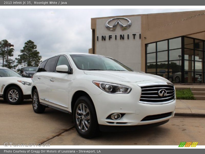 Moonlight White / Java 2013 Infiniti JX 35