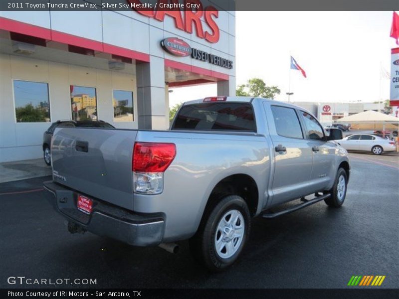 Silver Sky Metallic / Graphite Gray 2011 Toyota Tundra CrewMax