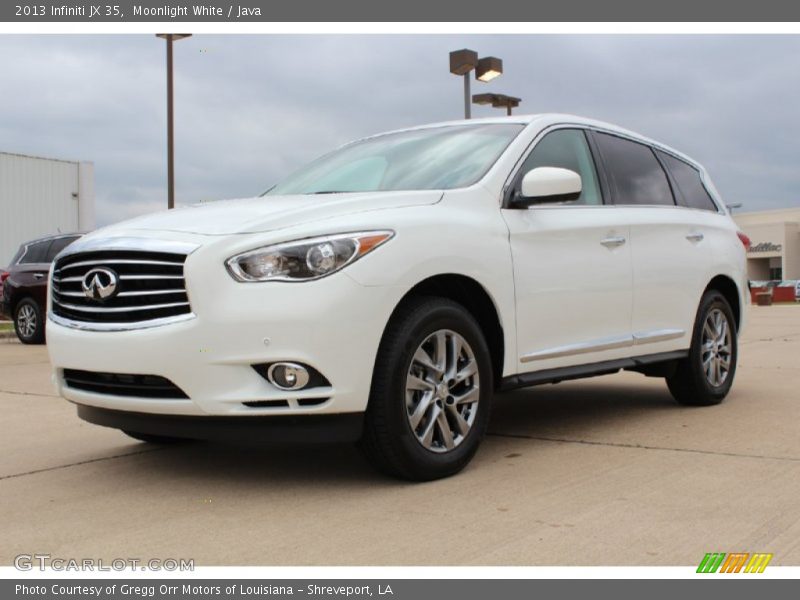 Moonlight White / Java 2013 Infiniti JX 35
