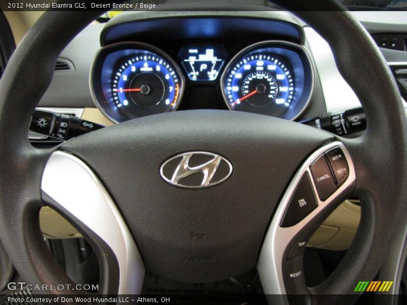 Desert Bronze / Beige 2012 Hyundai Elantra GLS