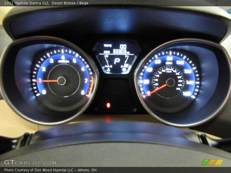 Desert Bronze / Beige 2012 Hyundai Elantra GLS
