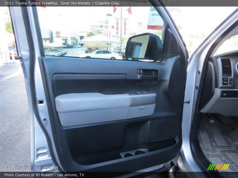 Silver Sky Metallic / Graphite Gray 2011 Toyota Tundra CrewMax