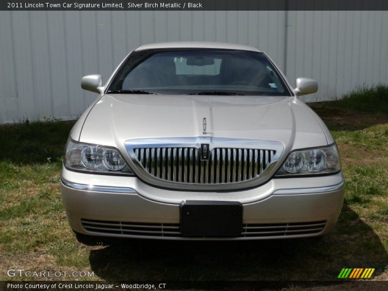 Silver Birch Metallic / Black 2011 Lincoln Town Car Signature Limited