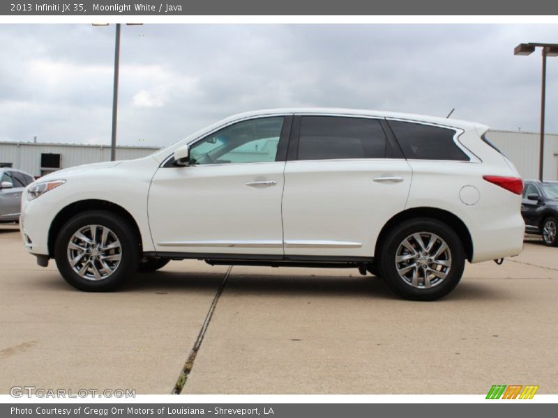 Moonlight White / Java 2013 Infiniti JX 35
