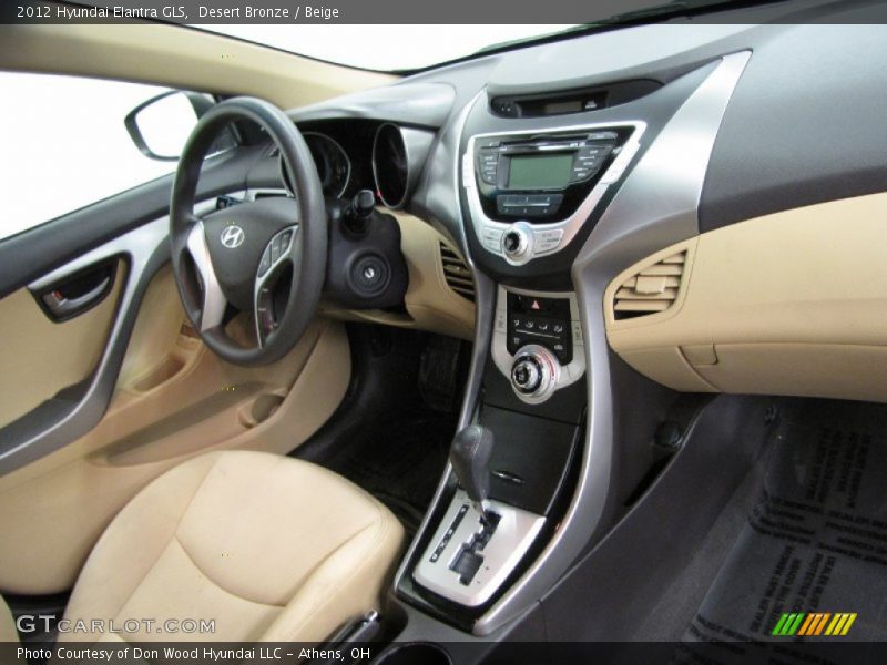 Desert Bronze / Beige 2012 Hyundai Elantra GLS
