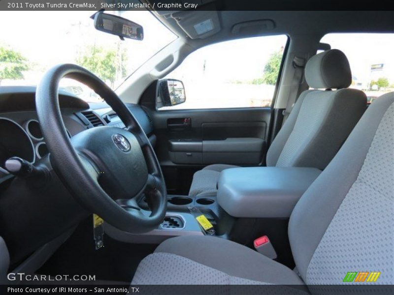 Silver Sky Metallic / Graphite Gray 2011 Toyota Tundra CrewMax