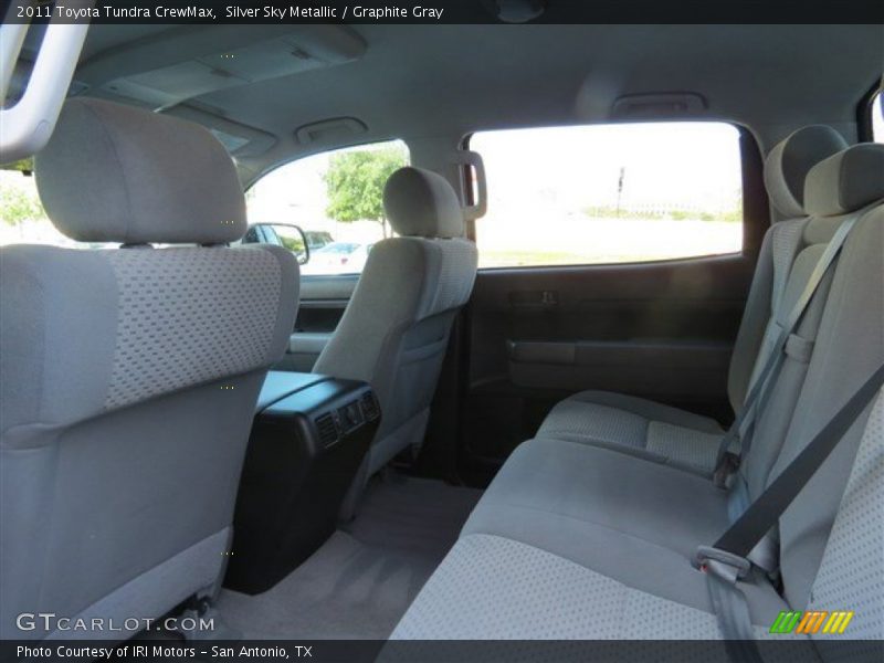 Silver Sky Metallic / Graphite Gray 2011 Toyota Tundra CrewMax