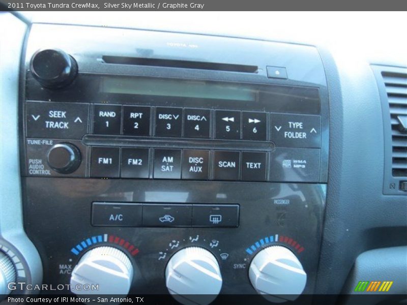 Silver Sky Metallic / Graphite Gray 2011 Toyota Tundra CrewMax