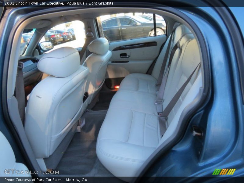 Aqua Blue / Light Graphite 2001 Lincoln Town Car Executive