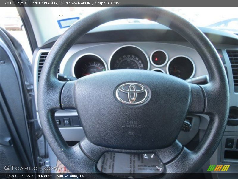 Silver Sky Metallic / Graphite Gray 2011 Toyota Tundra CrewMax