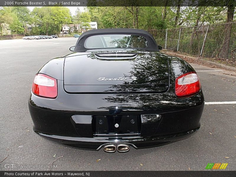 Black / Sand Beige 2006 Porsche Boxster S