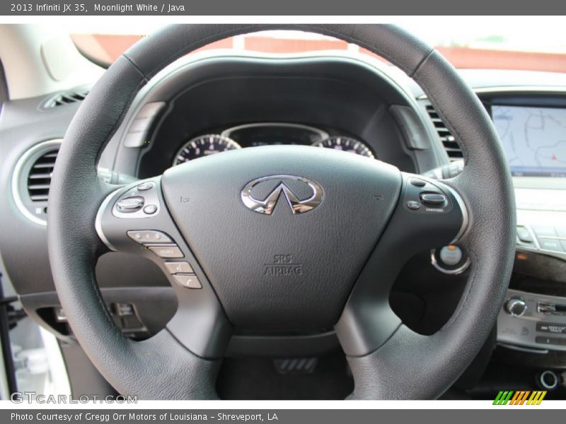 Moonlight White / Java 2013 Infiniti JX 35