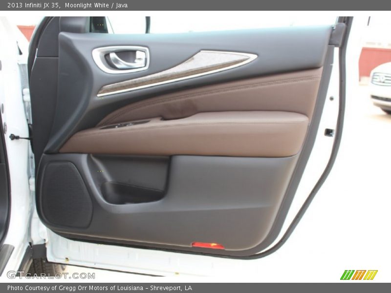 Moonlight White / Java 2013 Infiniti JX 35