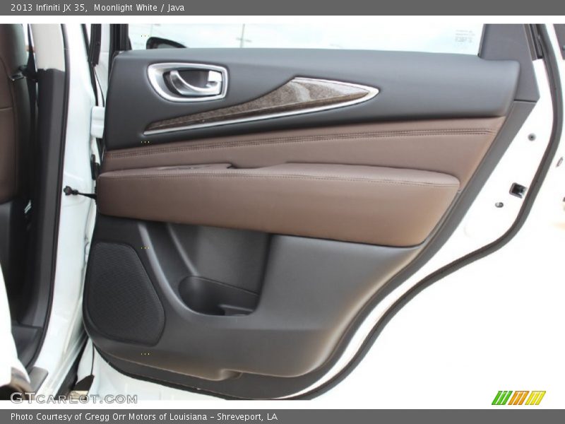 Moonlight White / Java 2013 Infiniti JX 35