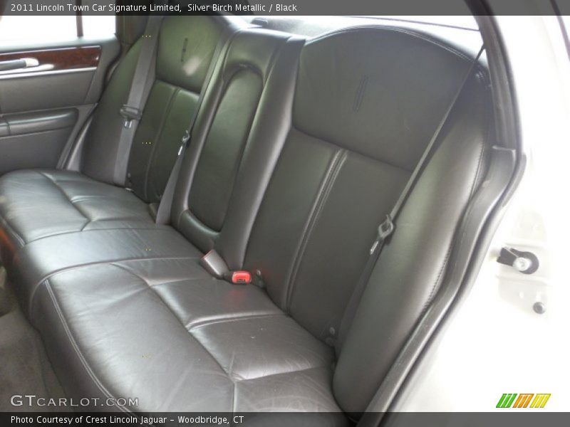 Silver Birch Metallic / Black 2011 Lincoln Town Car Signature Limited