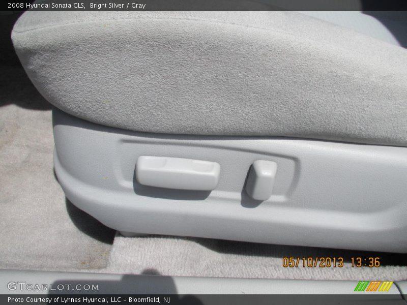 Bright Silver / Gray 2008 Hyundai Sonata GLS