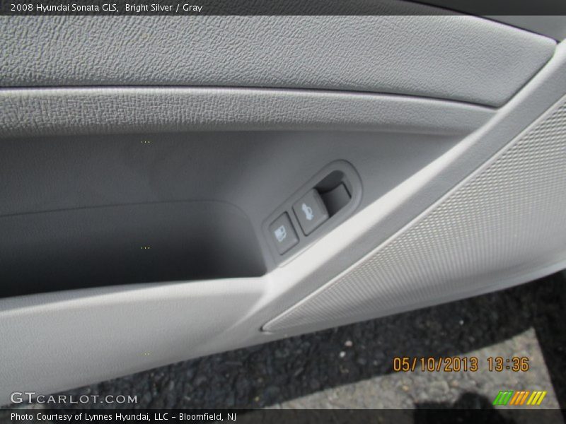 Bright Silver / Gray 2008 Hyundai Sonata GLS