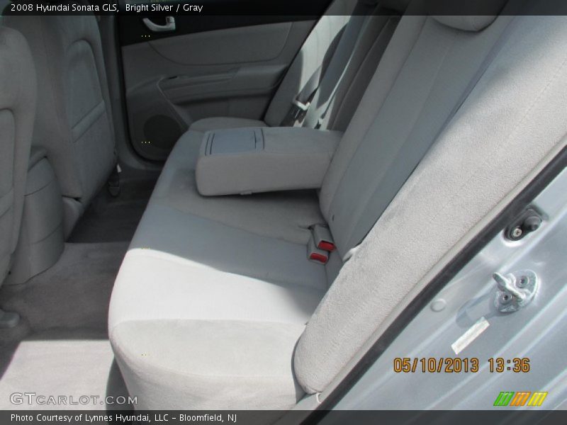 Bright Silver / Gray 2008 Hyundai Sonata GLS