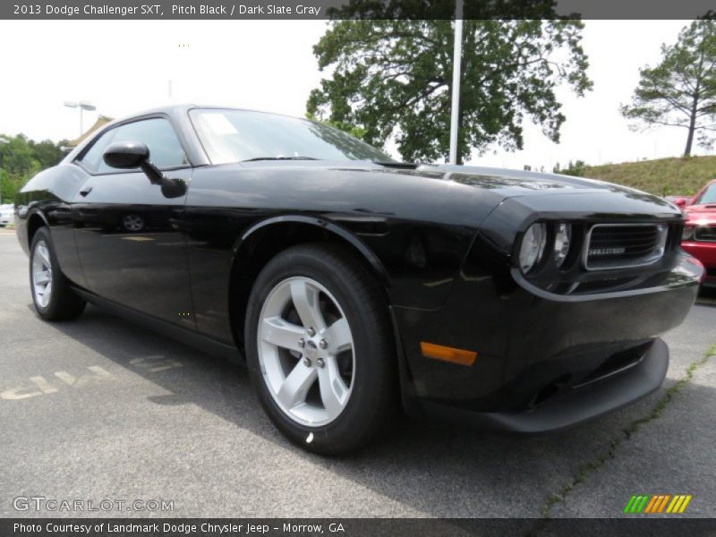Pitch Black / Dark Slate Gray 2013 Dodge Challenger SXT