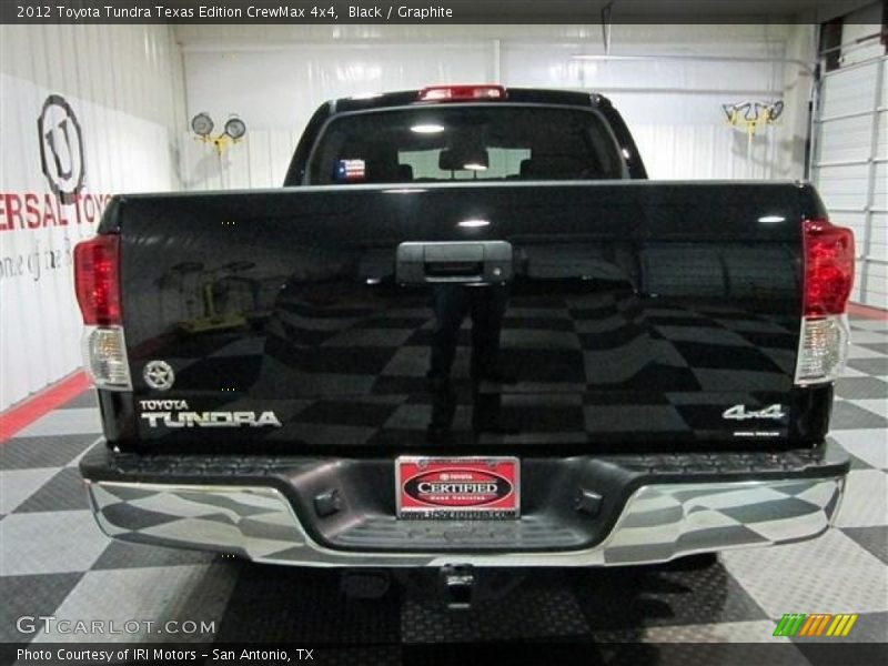 Black / Graphite 2012 Toyota Tundra Texas Edition CrewMax 4x4