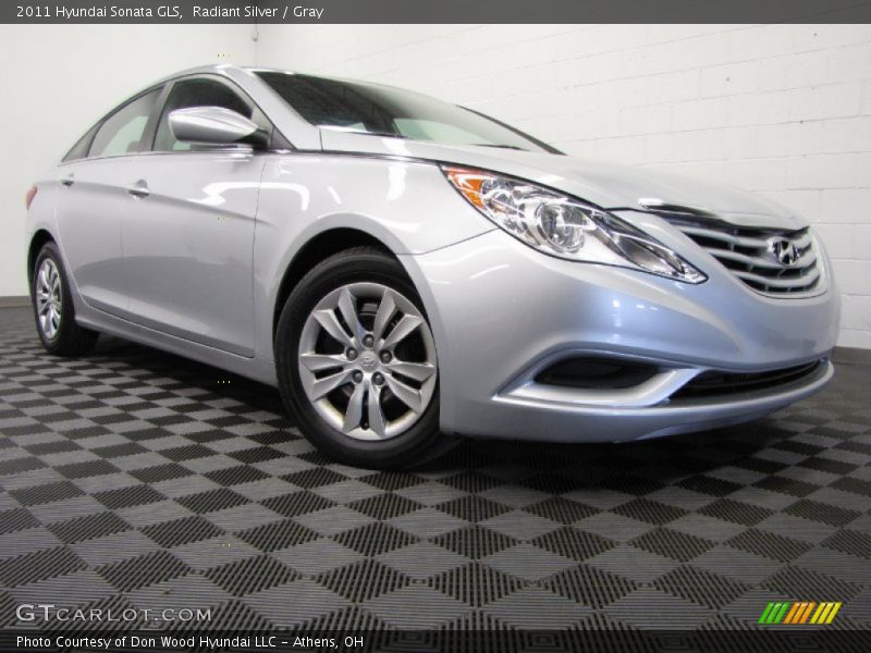 Radiant Silver / Gray 2011 Hyundai Sonata GLS