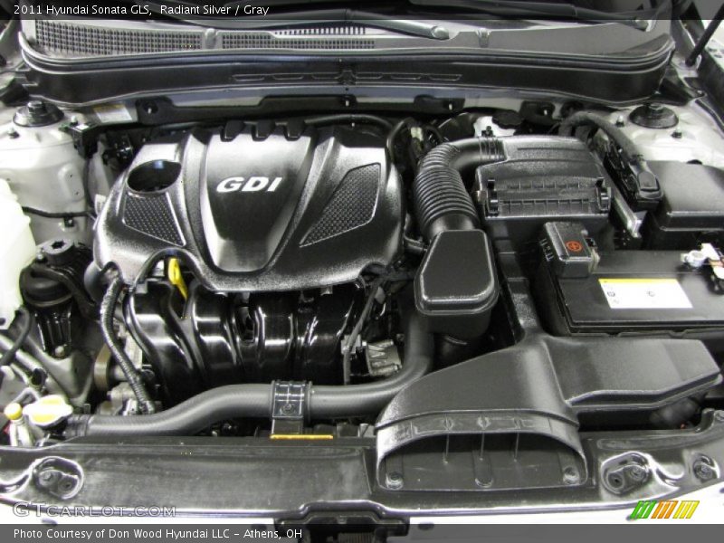 Radiant Silver / Gray 2011 Hyundai Sonata GLS