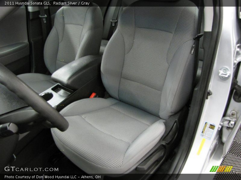 Radiant Silver / Gray 2011 Hyundai Sonata GLS