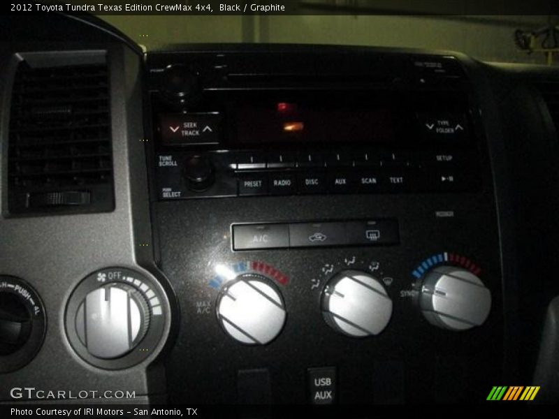 Black / Graphite 2012 Toyota Tundra Texas Edition CrewMax 4x4