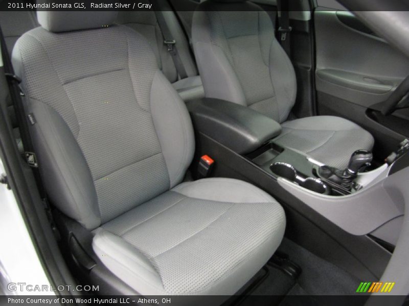 Radiant Silver / Gray 2011 Hyundai Sonata GLS